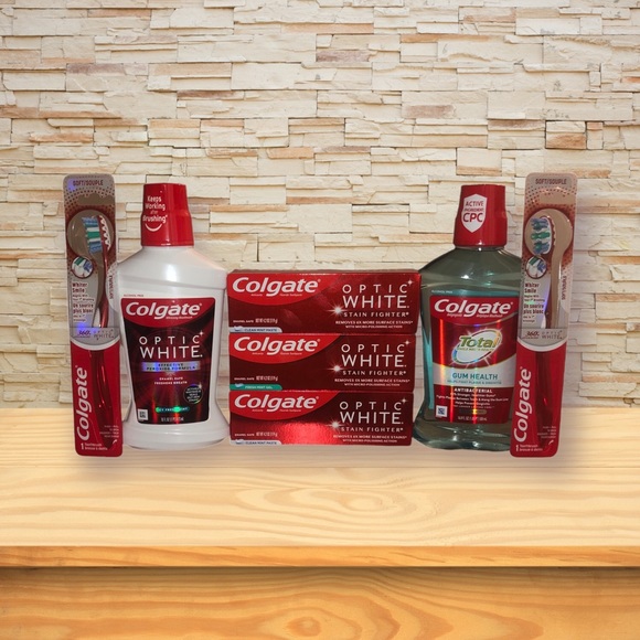 Other Colgate Optic White Oral Care Bundle Poshmark